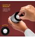 Moedor de Pimenta Temperos Sal e Graos 5 em 1 Manual Ceramica Biscuitt Spices Inox 5